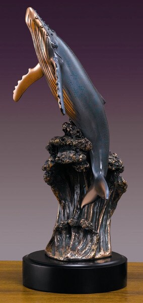 Humpback Whale Sculpture decorative statue large scale high end